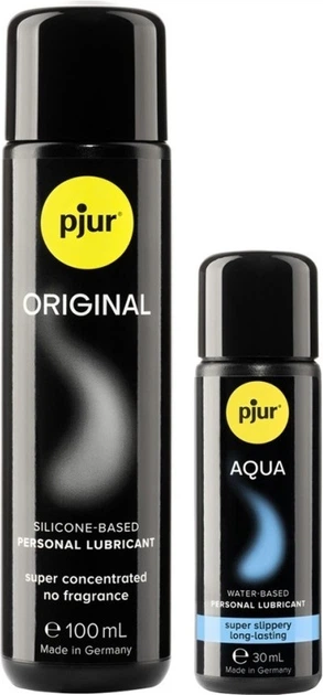 Zestaw lubrykantów Pjur 30th Anniversary Original 100 ml + Aqua 30 ml (827160116804) - obraz 2