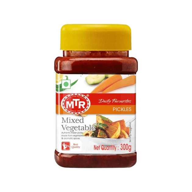Пикули (Ачаар) из микса овощей Mix Vegetable Pickle 300г MTR 8901042955070 - Фото 1 Пикули (Ачаар) из микса овощей Mix Vegetable Pickle 300г MTR 8901042955070 - изображение 1