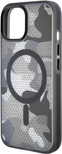 Панель TUMI Frosted Camo Print MagSafe для Apple iPhone 15/14/13 Black (TUHMP15STCAMK) - зображення 6