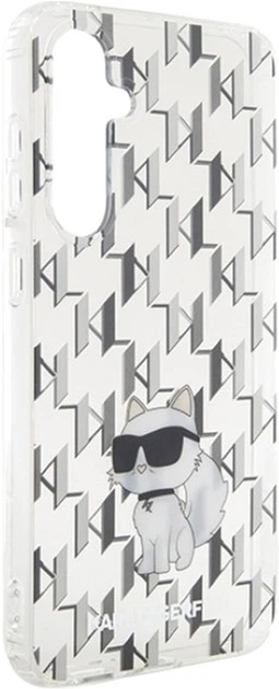 Etui Karl Lagerfeld Monogram Choupette do Samsung Galaxy S23 FE Transparent (KLHCS23FEHNCMKLT) - obraz 4