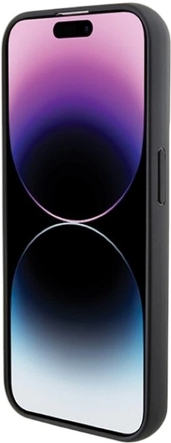 Панель Karl Lagerfeld Gripstand Saffiano Choupette Pin для Apple iPhone 15 Pro Max Black (KLHCP15XGSACHPK) - зображення 6