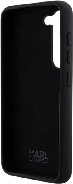 Etui Karl Lagerfeld Silicone Choupette Metal Pin do Samsung Galaxy S23 Black (KLHCS23SSMHCNPK) - obraz 7