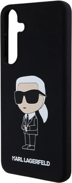 Etui Karl Lagerfeld Silicone Ikonik do Samsung Galaxy S24 Plus Black (KLHCS24MSNIKBCK) - obraz 6