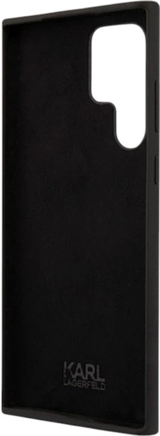 Etui Karl Lagerfeld Silicone Ikonik do Samsung Galaxy S24 Ultra Black (KLHCS24LSNIKBCK) - obraz 7