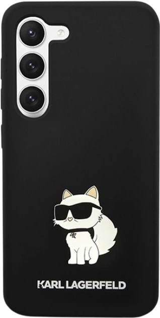 Etui Karl Lagerfeld Silicone Choupette do Samsung Galaxy S24 Black (KLHCS24SSNCHBCK) - obraz 3