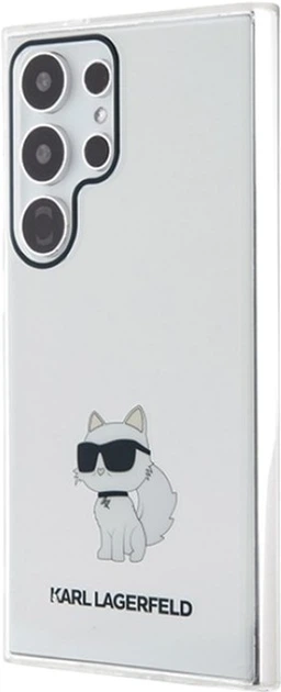 Etui Karl Lagerfeld IML Choupette do Samsung Galaxy S24 Ultra Transparent (KLHCS24LHNCHTCT) - obraz 2