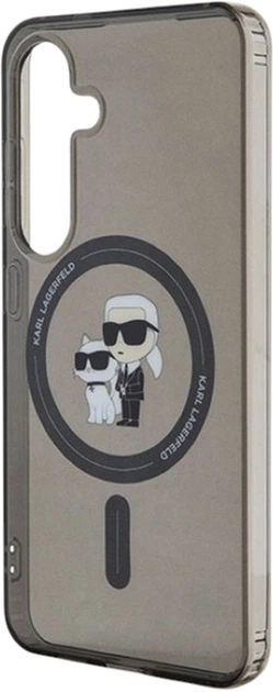 Etui Karl Lagerfeld IML Karl&Choupette MagSafe do Samsung Galaxy S24 Black (KLHMS24SHGKCNOK) - obraz 6