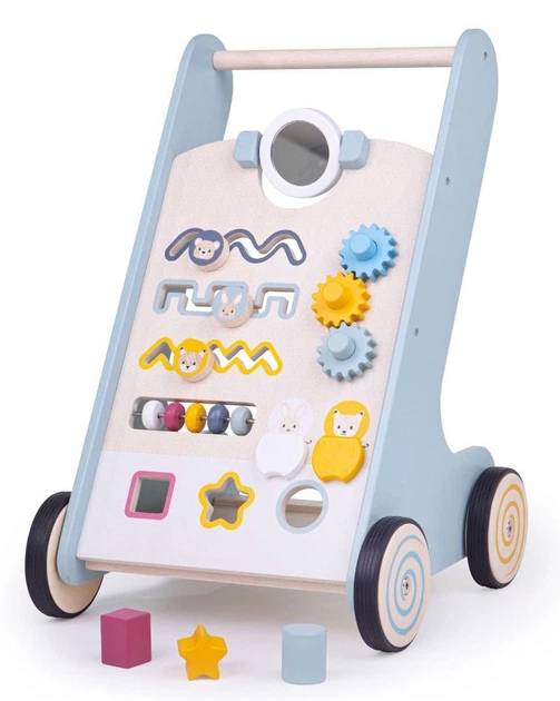 Chodzik drewniany Bigjigs Toys Wooden Walker (0691621800140) - obraz 1