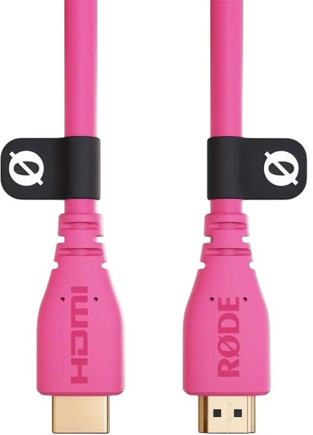 Kabel Rode HDMI Cable 3 m Pink (RODE HDMICABLE3M-P) - obraz 2