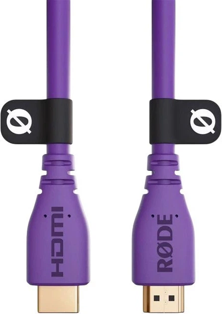 Kabel Rode HDMI Cable 3 m Purple (RODE HDMICABLE3M-PU) - obraz 2