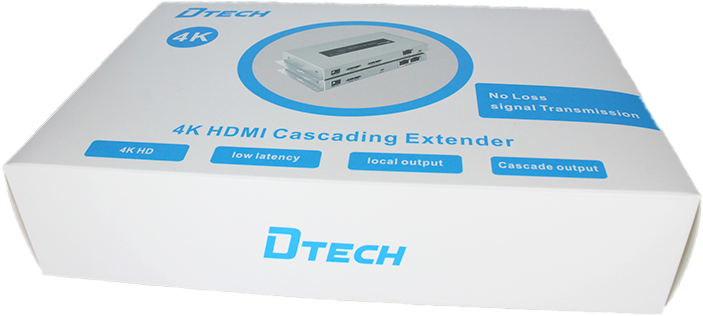 4K HDMI каскадный экстендер (удлинитель) Dtech DT-7084R (GS) (Приёмник) - изображение 6