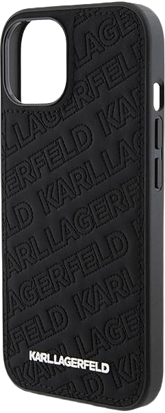 Панель Karl Lagerfeld Quilted K Pattern для Apple iPhone 15 / 14 / 13 Black (KLHCP15SPQKPMK) - зображення 3