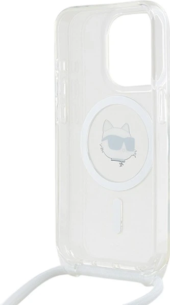 Панель Karl Lagerfeld IML Choupette Head & Cord Magsafe для Apple iPhone 14 Pro Transparent (KLHMP14LHCCHNT) - зображення 6