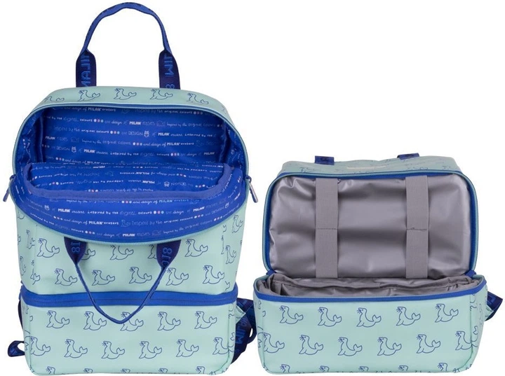 Plecak szkolny Milan Collection 460 33 x 25 x 13 cm 9.5 l Niebieski (8411574106715) - obraz 2