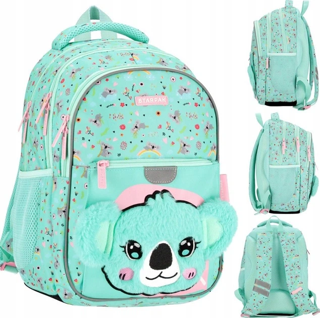 Шкільний рюкзак Starpak Коала 40 × 29 × 22 см 23 л Зелений (5905523680980) - зображення 6