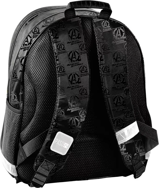 Шкільний рюкзак Paso Marvel Avengers 39 x 29 x 16 см 18 л Чорний (5903162132853) - зображення 3