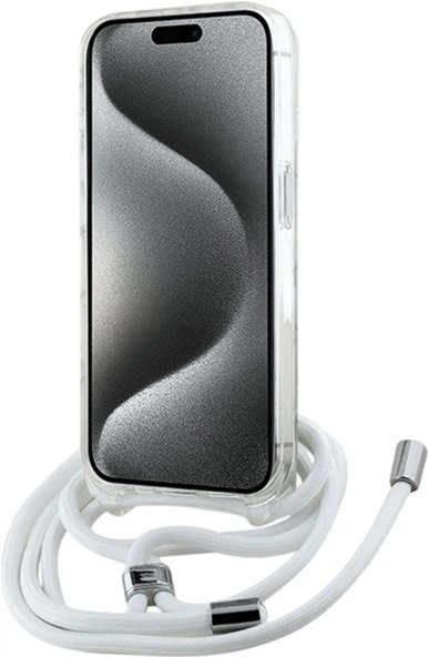 Etui Plecki Karl Lagerfeld IML Choupette Head & Cord Magsafe do Apple iPhone 15 Pro Transparent (KLHMP15LHCCHNT) - obraz 4