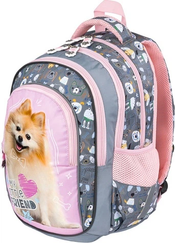 Plecak szkolny St.Majewski My little friend piesek Pomeranian 40 x 28 x 18 cm 22 l (5903235688614) - obraz 2