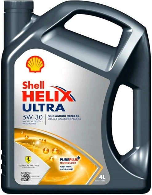 Моторне масло Shell Helix Ultra 26418 5W-30 A3 / B4 4 л (5011987860544) - зображення 1