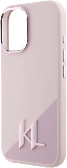 Etui Karl Lagerfeld Shadow Initial MagSafe do Apple iPhone 16 Pink (KLHMP16SSCMKMPCP) - obraz 6