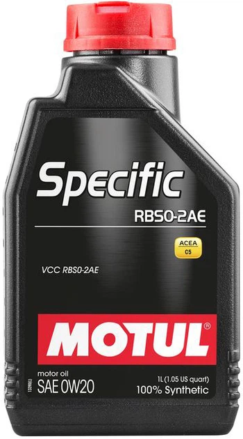 Olej silnikowy Motul Specific RBS0-2AE SAE 0W-20 1 l 106044 (3374650256207) - obraz 1