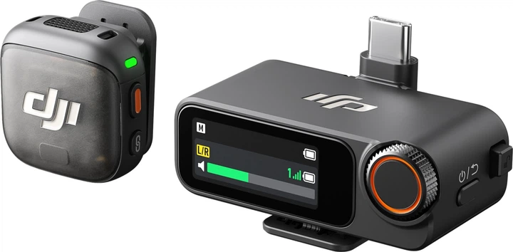 Система бездротових мікрофонів DJI MIC 3 (1 TX + 1 RX) (CP.RN.00000479.01) - зображення 3