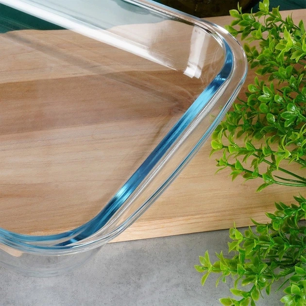 Naczynie Vilde żaroodporne szklane 39.5 x 24 x 5 cm 3 l (5904316472719) - obraz 2