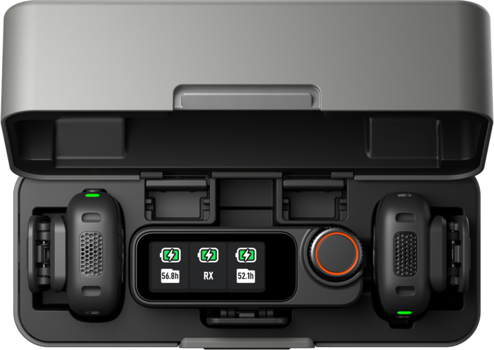 System mikrofonów bezprzewodowych DJI MIC 3 (2 TX + 1 RX + Etui ładujące) (CP.RN.00000480.01) - obraz 4