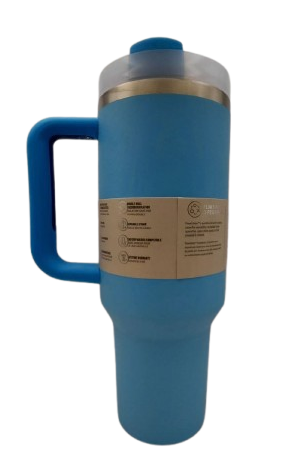 Термос термочашка Stanley Quencher H2.0 Tumbler 1,18 л з нержавіючої сталі Sky Blue KT7001944 - зображення 4