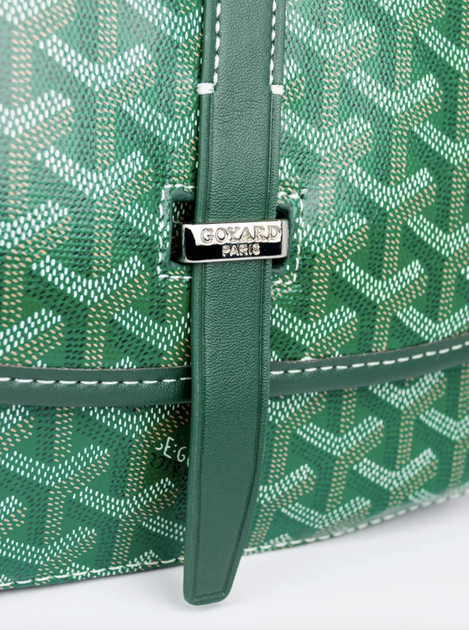 Сумка через плечо Goyard в зеленом цвете. - изображение 2