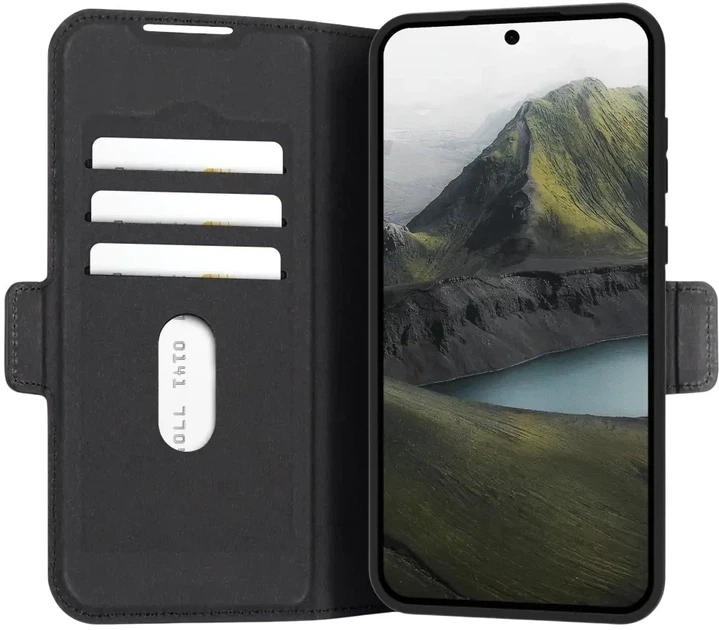 Чохол-книжка Dbramante1928 Bergen Pro для Samsung Galaxy S25 Black (RESSBL004325) (Без упаковки) - зображення 3