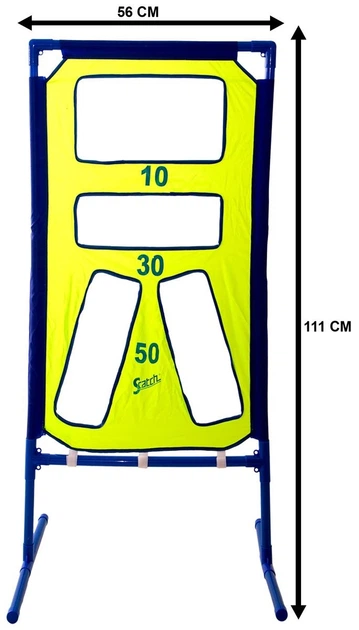 Zestaw do gry Scatch Tarcza do frisbee z dyskiem 111 x 56 x 43 cm (8711252172262) - obraz 3