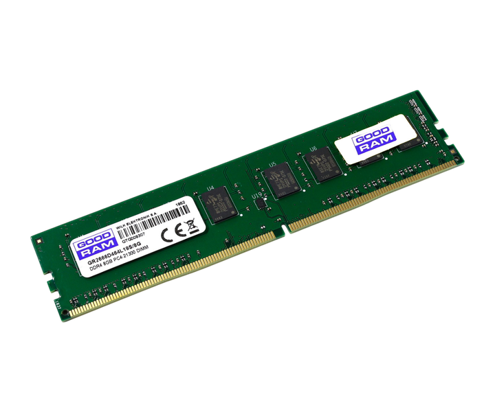 Оперативна пам'ять GoodRam 8GB DDR4 2666MHz (GR2666D464L19S/8G) Б/В - Фото 3 Оперативна пам'ять GoodRam 8GB DDR4 2666MHz (GR2666D464L19S/8G) Б/В - изображение 3