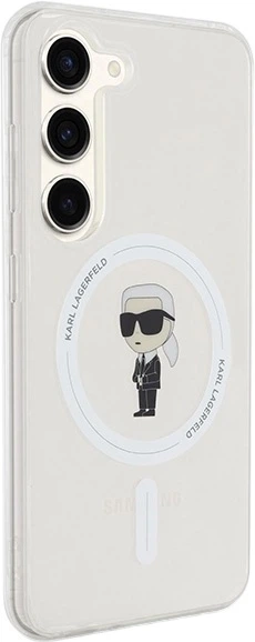 Etui plecki Karl Lagerfeld IML Ikonik MagSafe do Samsung Galaxy S24 Transparent (3666339259051) - obraz 4