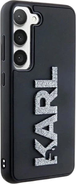 Панель Karl Lagerfeld 3D Rubber Glitter Logo для Samsung Galaxy S24 Black (3666339259082) - зображення 4