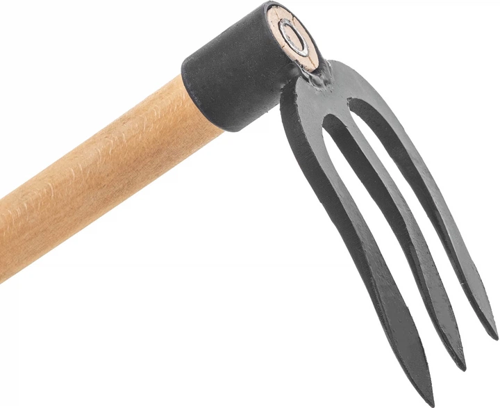 Кована тризуба мотика Kadax Husby 15 x 12 см з ручкою (K12158) - зображення 6