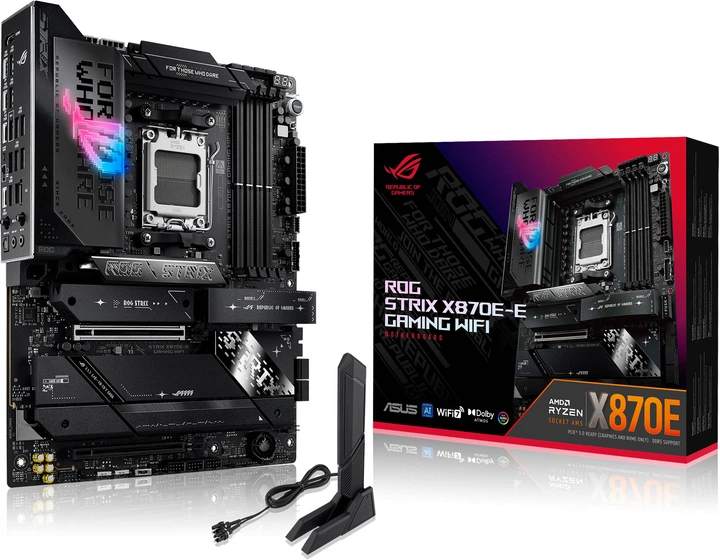 Материнская плата Asus ROG STRIX X870E-E GAMING WIFI (sAM5, AMD