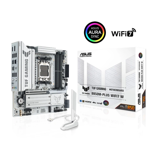 Материнська плата Asus TUF Gaming B850M-PLUS WIFI7 W (sAM5, AMD B850, PCI-Ex16) - зображення 12