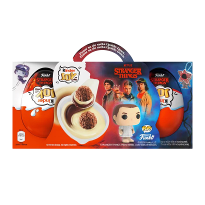Шоколадное Яйцо Kinder Joy Бокс Funko Pop Stranger Things 3 Яйца