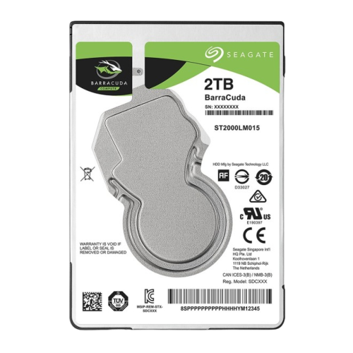 Жорсткий диск 2.5" Seagate BarraCuda 2TB (ST2000LM015) - Фото 1 Жорсткий диск 2.5" Seagate BarraCuda 2TB (ST2000LM015) - изображение 1