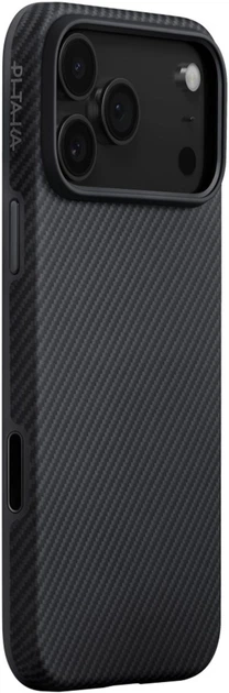 Панель Pitaka Aramid UltraGuard MagSafe для Apple iPhone 17 Pro Max Black/Gray (KI1701PBM) - зображення 2