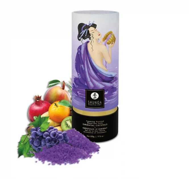 Соль для ванны Shunga Moonlight Bath Exotic Fruits 500 г - Фото 1 Соль для ванны Shunga Moonlight Bath Exotic Fruits 500 г - изображение 1