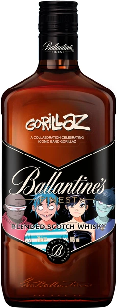 Виски Ballantine's Finest Gorillaz 0.7 л 40% (5010106113127G