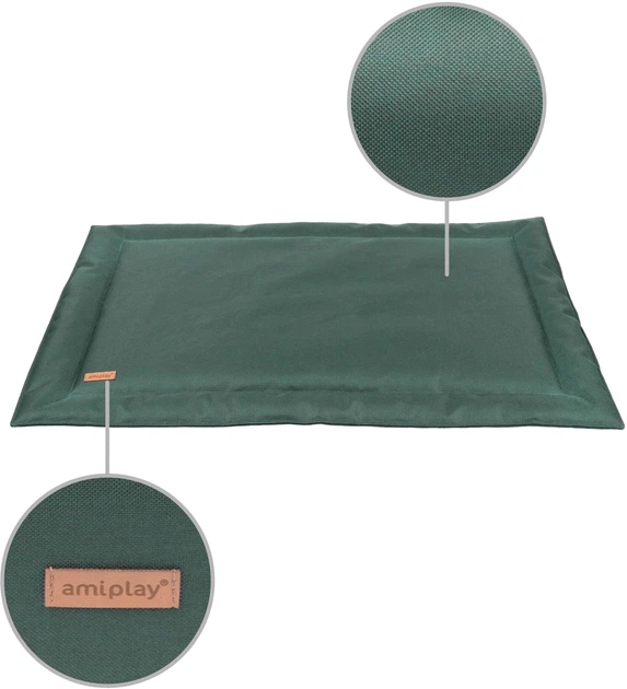 Mata dla psów Amiplay Country wodoodporna XXL 120 x 82 x 1.5 cm Zielona (5907563261082) - obraz 3