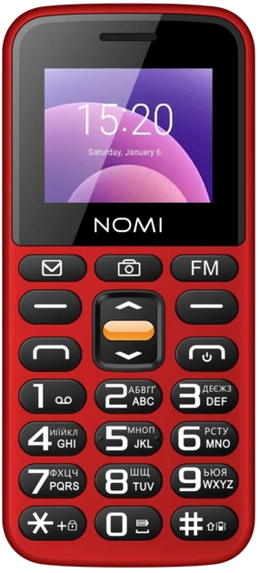 Мобильный телефон Nomi i1820 Red (i1820_Red) - изображение 2