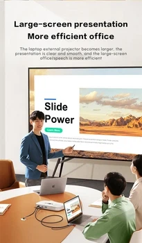 Кабель видео Ugreen Displayport to HDMI 4K 60Hz / 1080P 240Hz однонаправленный 1.5 м Grey (HD169) - изображение 4