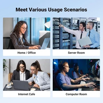 Патч корд Ugreen сетевой кабель Cat 8 Gigabit Network Cable High-Speed 40Gbps 2000MHz RJ45 0.5 м Black (25218) - изображение 8