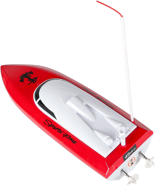 Дистанційно керований човен Ikonka RC 4CH mini CP802 Червоний (5903039706606) - зображення 5