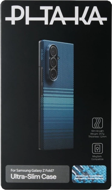 Etui plecki Pitaka Ultra-Slim MagSafe do Samsung Galaxy Fold 7 Moonrise (FMFold7) - obraz 3