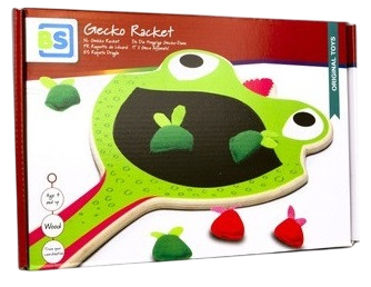 Gra zręcznościowa BS Toys Głodna żabka Gloria rakietka (8717775444138) - obraz 3